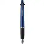 uni-ball Jetstream MSXE5-1000 0.7 mm Ball Pen & 0.5 mm Mechanical Pencil, Multicolor Ink, Navy Blue Body, Pack of 1