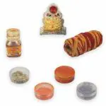 Klassic Multicolor Lakshmi Pooja Samagri Kit with Aarti Book (31 Items)
