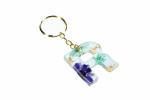 CRAFTSTUDIO Resin Alphabet Initial R letter keychain for Boys & Girls