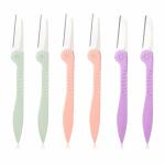 BMG IMPORT EXPORT Eyebrow Razor for Women Foldable Portable Facial Razor, Multipurpose Ladies Face Razor Exfoliating Protective Dermaplaning Tool Pack of 36