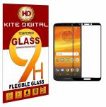 Kite Digital Motorola E5 Plus Black 5D Premium Tempered Glass Screen Protector Slim 9H Hard 2.5D