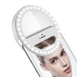 coku Selfie Ring Light Clip-on Selfie Fill Light with LED for All Smartphone