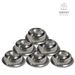 SHINI LIFESTYLE Katori, Vegetable Bowl, Dal Chawal Bowl, Katora, Stainless Steel Soup Bowl (Silver, Pack of 6)