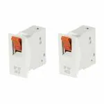 CONA Status 10201 Modular MCB 6A SP -C Type, Pack of 2|6A SP MCB Switch|6 Ampere Single Pole MCB|Electricial Accessories|Master Switch