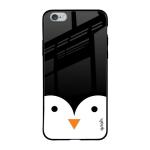 Qrioh Cute Penguin Glass Case for Apple iPhone 6