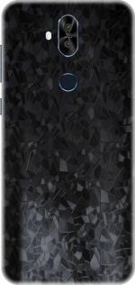 SRG INFOTECH Asus Zenfone 5 Lite ZC600KL Mobile Skin (Black 3D Wall)