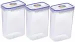 SKI Lock & Seal 1500ml 3 piece set food storage containers
