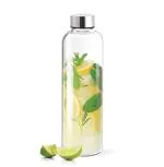 Treo Glass Clear Clarion Borosilicate Glass Water Bottle - 560 Ml