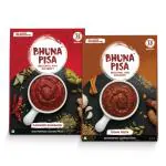 Bhuna Pisa Ready to Cook Multi Flavor Combo pack of 2(100g x 2) Goan Fiesta & Kashmiri Khwahish
