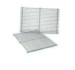 Weber Silver Stainless Steel Cooking Grates 49.5 x 32.8 x 1.5 cm