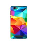 Casotec Colorfull Pattern Design Printed Silicon Soft TPU Back Case Cover for XOLO Era 4G