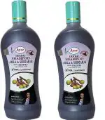Ayur Herbal Amla Shikakai With Reetha Shampoo (500 ML X 2) Pack of 2||Free Neem Tulsi Soap 75GM With Each Pack