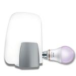 PHILIPS Comet Single Head 10-Watt Smart Wiz Wi-Fi Enabled LED Wall Light/Wall Lamp for Bedroom, Living Room | Compatible with Amazon Alexa and Google Assistant | B22 Base | Multicolor LED Lamp