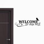 Decal O Decal Welcome to Our Nest Self Adhesive Sticker