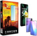 BizzBoxx Edge To Edge Tempered Glass for realme Narzo 50 5G / Narzo 50**Anti Blue Ray (Vision Safe)** Tempered Glass/9H Hardness (Pack of 2)