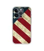 Casotec USA Flag Design Printed Silicon Soft TPU Back Case Cover Apple iPhone 14 Pro Max