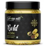 FROZEN NUTS Gold Coin Chocolate | Milk Chocolates/Chocolate Coins | Chocolate Gift for Diwali, Christmas, New Year Wishes (400g)