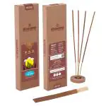 DivoRama Luxury Oudh Incense Sticks Agarbatti - 100% Indian Natural Aroma - Long Lasting Oudh Agarbattis for Puja, Meditation, Happy Vibes - 60 Sticks