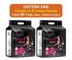 CAILIN CARE Sanitary Pads, XXXL-320mm, Rash Free, Leakage Proof, Skin Friendly, Quick Absorption Pads for Women (2 PACKET) (1 PACKET IN 40 PADS)
