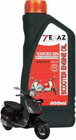TEXAZ LUBRICANTS Scooter 10W30 Sn 800Ml P1 TEXAZ LUBRICANTS Scooter 10W30 Sn 800Ml P1 High Performance Engine Oil (800 Ml, Pack Of 1)