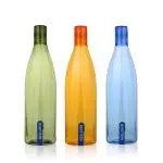 Kolorr Apollo Premium Multicolor Plastic Water Bottle Set of 3 pcs 1 L