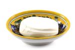 India Meets India Yellow Ceramic Soap Dish Holder