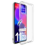 Casotec Soft TPU Back Case Cover for Mi Redmi Note 11 Pro Plus 5G - Clear