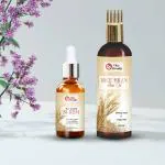 Chic Beauty Rice Bran Hair Oil, 100 Ml And Hair Growth Serum, 30 Ml (Combo Of 2)