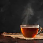 Cracker Transparent Glass Big Tea Cup Mug With Handle For Hot And Cold Drinks 210ml (Pack Of 4)