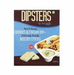 Snackible Dipsters Biscuit Sticks with Cookies and Cream Dip (Pack of 12) 12x30gm