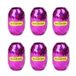 Festiko 5Mmx10M 6Pcs Curling Ribbon Wedding Birthday Party Gift Party (Pink10M Ribbon)