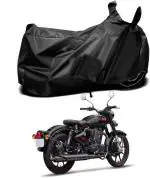 RONISH Waterproof Two Wheeler Cover for Royal Enfield (Bullet, Black)