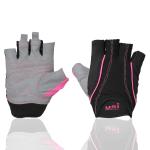 USI Universal Monarch Fitness & Workout Powerlifting Gym Gloves 733M Large Black Pink