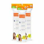 TULIPS Cotton Pad 100 pcs in a Ziplock Bag (Pack of 3)