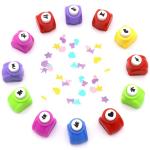 Hasthip Multicolor Craft Punch Punching Hole Tool, Paper Gadget Diy Tool 3 (Pack Of 12)
