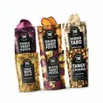 TBH - To Be Honest Fruit & Vegetable Chips Crunchies l 555g, Pack of 6 l Ripe Banana, Chickpea, Taro and Sweet Potato Chips l Gluten Free Nutritious Snacks