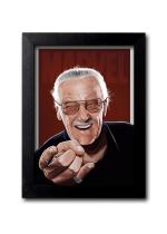 Blue Nexus Stan lee Excelsior Wall Poster with Wall Frame Room Art Painting Collection A4 size 10x13
