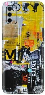 instyler Oppo A53 Matte Vinyl Graffiti Printed Mobile Skin Sticker with Scratch Resistant Lamination