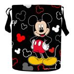 Kuber Industries Black Cotton Laundry Basket Organizer