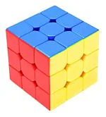 Humaira Puzzle Magic Speed Rubik's Cube 3x3x3 High Stability Stickerless Toy for Kids and Adults