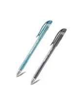 Unomax Icy Liquid Ball Point Pen | Attractive Translucent Body | Double Writing Length | Jet Ink Technology (Pack of 30) (Blue, Black and Red)