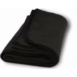 ZOWWI Plain Black Blanket Single|colour:-Black