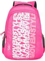 SKYBAGS NEW NEON 14 SCHOOL BAG (H) PINK 32 L Backpack (Pink, White)