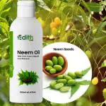 Edith Naturals Neem hair oil for HAIR & SKIN 100ML PACK OF 1 Hair Oil (100 ml)
