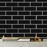 ARandNJ Bricks Reusable DIY Design Polyvinyl Chloride Painting Wall Stencil 16 x 24 inch