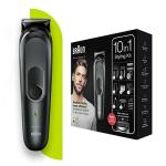 Braun MGK7331 Beard Trimmer for Men, Black and Grey