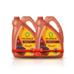 Mr.Gold Cold pressed Gingelly / Til / Sesame Oil Can 5L, Set of 2 -Total 10 L