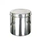 Mili Mercury Stainless Steel Dabba l Steel Container l Vertical Steel Canister l Ubha Dabba l Deep Dabba l Storage Container l Deep Canister - Single Ring (5300 ml) Mirror Finish, Set of 1 pc