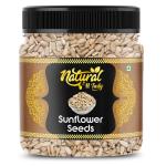 natural n Tasty Sunflower Seeds  Superfood Raw Seeds High in Protein Immunity Booster Seeds Healthy Diet Snacks jar Pack 1 kg