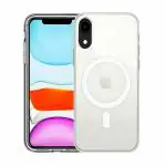 Star Craftune Apple iPhone XR Magnetic Case Clear, Compatible with Magsafe Charging, Slim Fit Protective Cover for iPhone XR , Shockproof Soft Silicone TPU Bumper, Crystal Clear Anti-Yello